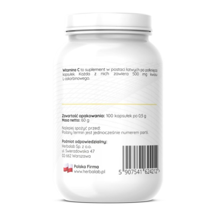 Witamina C 750mg FORTE MAX VEGE